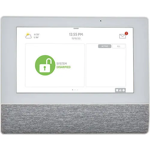 A tablet with a lock screen on it.